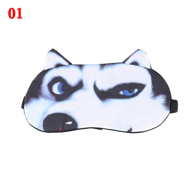 halloween 3D Cartoon Animal Pattern Eye Mask Shade Cover Blindfold Rest Sleep Eyepatch 3D Sleeping Eyepatch Massage Relax Gifts