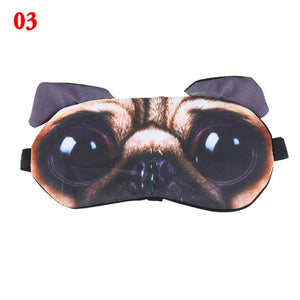 halloween 3D Cartoon Animal Pattern Eye Mask Shade Cover Blindfold Rest Sleep Eyepatch 3D Sleeping Eyepatch Massage Relax Gifts