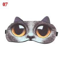 Load image into Gallery viewer, halloween 3D Cartoon Animal Pattern Eye Mask Shade Cover Blindfold Rest Sleep Eyepatch 3D Sleeping Eyepatch Massage Relax Gifts