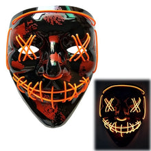 Load image into Gallery viewer, Halloween LED Mask Purge Masks Election Mascara m DJ Party Light