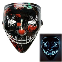 Load image into Gallery viewer, Halloween LED Mask Purge Masks Election Mascara m DJ Party Light