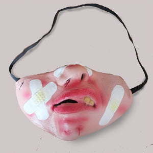 2019 Funny Adult Party Mask Latex Clown Cosplay Half Face Horrible Scary Masks Masquerade Halloween Party Decor Halloween